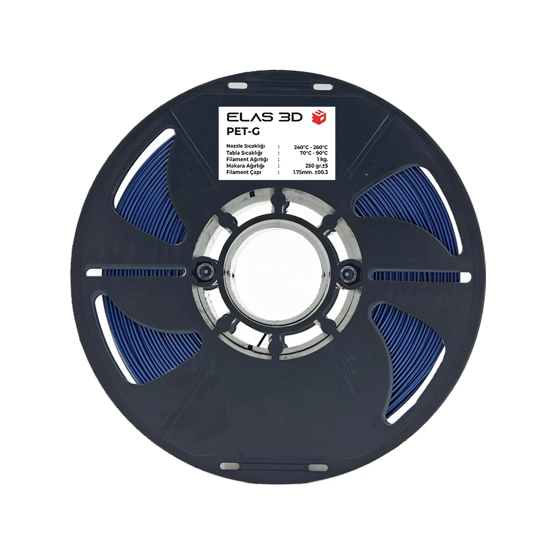 Elas Lacivert PET-G Makaralı Filament 1.75mm 1 KG